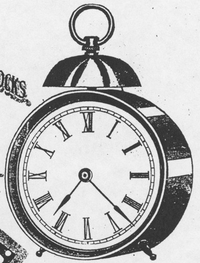 Westclox La Salle Alarm ca. 1899 Western Clock Mfg. Co. Advertisement
