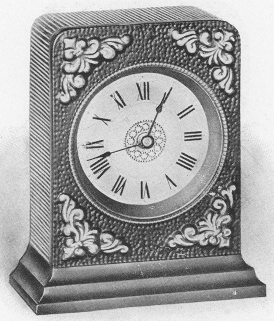 Westclox F W Gold Decorations Ivorine Dial 1904 Western Clock Mfg. Co. Catalog (missing pp. 21 - 24); La Salle; Illinois -> 16