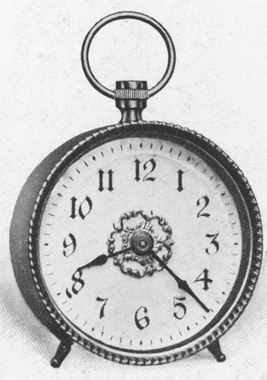 Westclox La Sallita Style 1 Nickel Plain Dial 1904 Western Clock Mfg. Co. Catalog (missing pp. 21 - 24); La Salle; Illinois -> 19