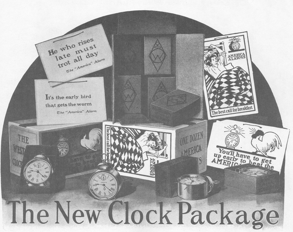 Westclox America Style 1 Nickel Young & Co., Catalogue of Clocks, Illustrated & Priced, 1911 -> 73