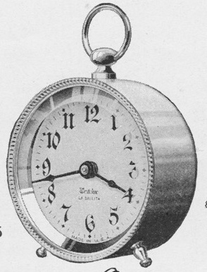 Westclox La Sallita Style 1 Nickel Plain Dial 1919, First Aid for Injured Westclox, Western Clock Co. - Makers of Westclox; LaSalle - Peru; Illinois -> 29
