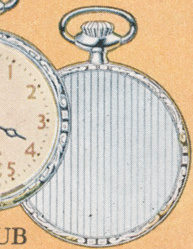 Westclox Country Club Pocket Watch 1930 Westclox Color Brochure; Western Clock Company; La Salle; Illinois; USA -> 1930s-colors-2<strong>Photo Title: </strong>Back view<br>