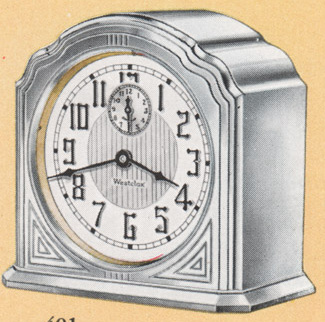 Westclox La Salle Dura Case 61c 1930 Westclox Color Brochure; Western Clock Company; La Salle; Illinois; USA -> 1930s-colors-4