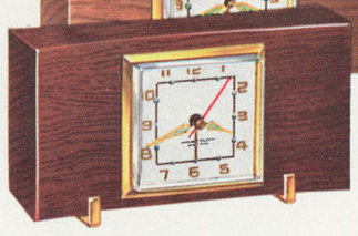 Westclox Award Mahogany Westclox 1960 Keywound and Electric Clocks Catalog -> 6