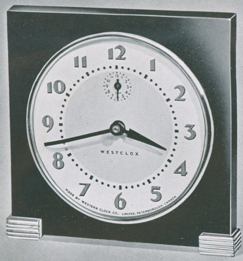 Westclox Tide Black Westclox 1938 Canada Catalog -> 9