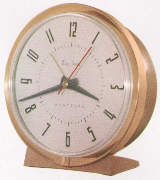 Westclox Big Ben Style 7 Bronze Plain Electric Westclox 1956 Catalog -> 2