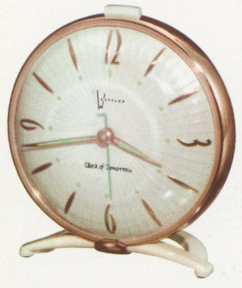 Westclox Clock Of Tomorrow White Westclox Full Line Gift Catalog, 1957 -> 2