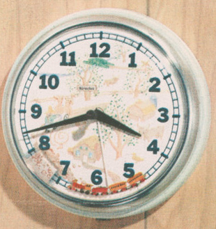 Westclox Choo Choo Electric Westclox 1958 New Items -> Choo-Choo Electric Wall, 811 Electric Clock Display