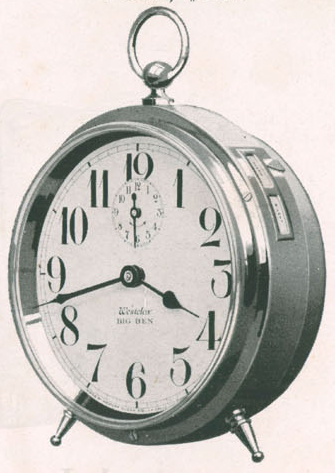 Westclox Big Ben Style 1a Non Luminous F. P. May Hardware Company 1922 -> 329