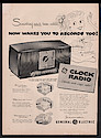 1953-p4-GE-Clock-Radio. Year 1953 p. 4