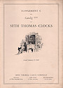 1928 Supplement C to Seth Thomas Clock Catalog No. . . .