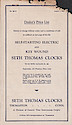 Seth Thomas Clocks for 1940. Self Starting Electri . . .
