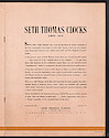 Clocks by Seth Thomas, Since 1813, the Finest Name . . .