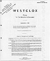 Westclox Prices to the Retailer & Consumer