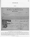 Western Clock Mfg. Company Invoice 1899
