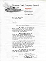 Westclox, Canada 1936 Catalog -> Letter