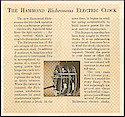 Hammond Bichronous Electric Clock