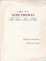 Seth Thomas Clocks, Electric & Spring Wound, Since . . .