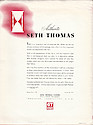 Seth Thomas Clocks, Electric & Spring Wound, Since . . .