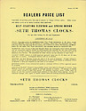 Dealers Price List. Self-Starting Electric and Spr . . .