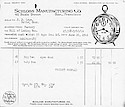 Invoice for 48 Big Ben and 18 baby Ben, Schloss Ma . . .