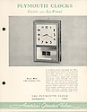 Plymouth Clocks Electric and Key-Wound America's G . . .