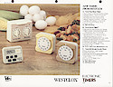 1985 General Time Product Promotion - Westclox -> . . .