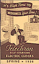 Telechron Spring 1936 Catalog