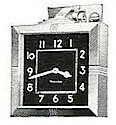Westclox Square Auto Clock Luminous
