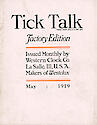 Westclox Tick Talk, May 1919 (Factory Edition), Vo . . .
