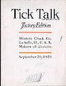 Westclox Tick Talk, September 20, 1920 (Factory Ed . . .