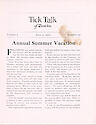 Westclox Tick Talk, June 5, 1922 (Factory Edition) . . .