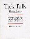 Westclox Tick Talk, October 5, 1922 (Factory Editi . . .