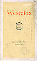 Westclox Catalog ca. 1921. 3 1/2 by 5 5/8 inch sma . . .
