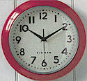 Westclox Big Ben Quartz Wall Clock Red Round