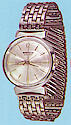 Westclox Waterproof 35108 White Case Metal Band