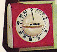 Westclox Lookout Portable Timer Red