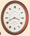 Westclox Medford Oval Battery Wall Clock