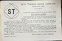Seth Thomas Clocks 1904 - 1905 -> 2