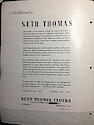 Seth Thomas Clocks, Electric & Spring Wound. The F . . .