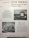 Seth Thomas Clocks, Electric & Spring Wound. The F . . .