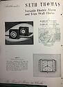 Seth Thomas Clocks, Electric & Spring Wound. The F . . .