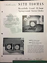 Seth Thomas Clocks, Electric & Spring Wound. The F . . .