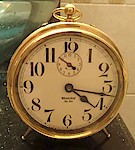 Westclox Big Ben Style 1a Gold Non Luminous Reproduction 1970