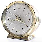 Westclox Baby Ben Deluxe Style 8 Florentine Silver Luminous Brass Bezel And Base