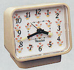 Westclox Nouveau Country Keywind Toast With Leaf Dial