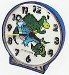 Westclox Cozy Critters Dinosaurs Blue