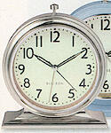 Westclox Big Ben Style 3 Butler Nickel White Dial Battery Reproduction