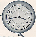 Westclox Round Electric Wall Clock Ivory
