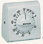 Westclox Lookout Portable Timer White